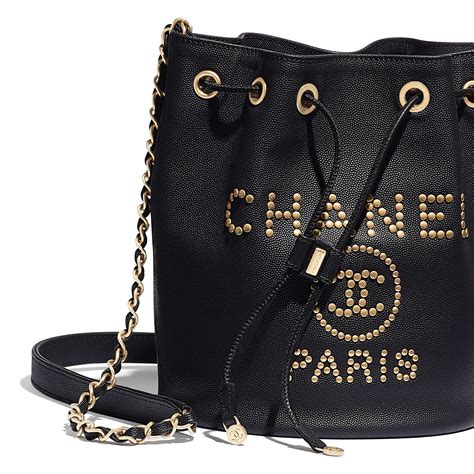 chanel metallic calfskin boy bag|Chanel grained calfskin drawstring bag.